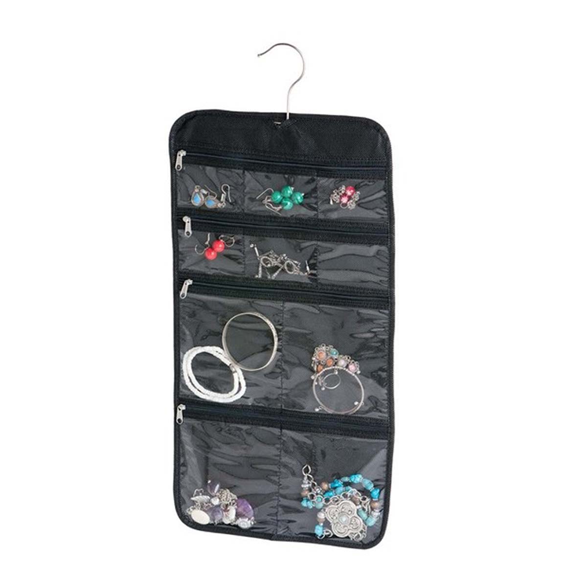 Cintre organisateur de bijoux 10 poches